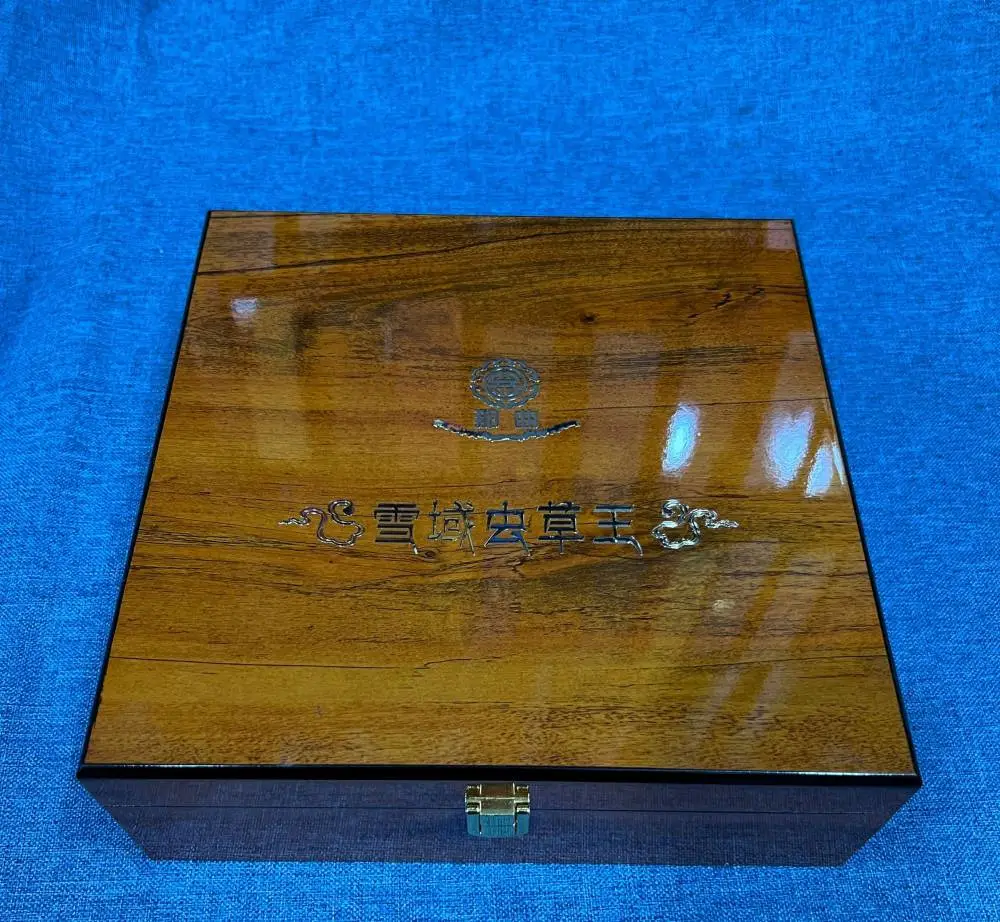 甘肃安宫牛黄丸木盒包装 仿红木木盒包装 木盒设计