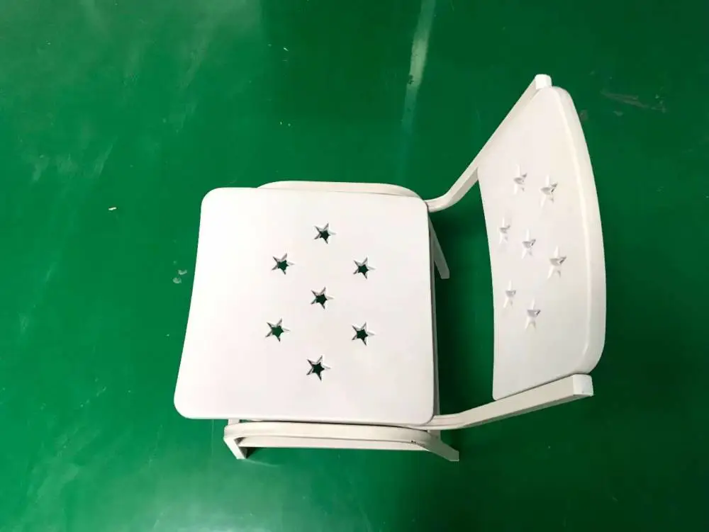 QH-ZS-004庆琪恒制式学习椅聚乙烯工程塑料桌面优质钢管骨架
