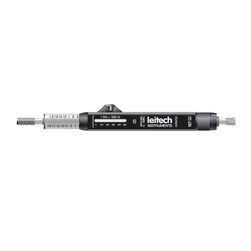 丹麦Leitech雷泰克螺纹深度规高精度孔深规M5×0.8