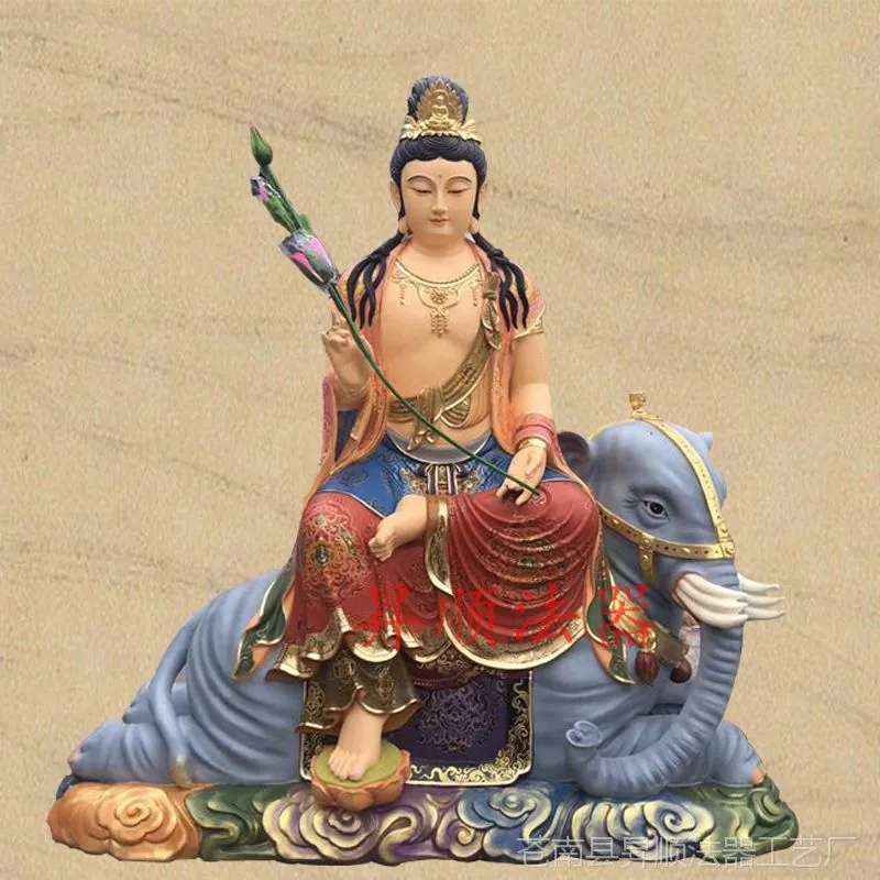 佛像厂家批发铜文殊普贤菩萨 铜佛像 玻璃钢树脂佛像文殊菩萨佛像