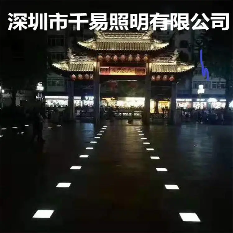 地埋地砖灯,线形灯带,七彩地埋灯带,LED防水灯条