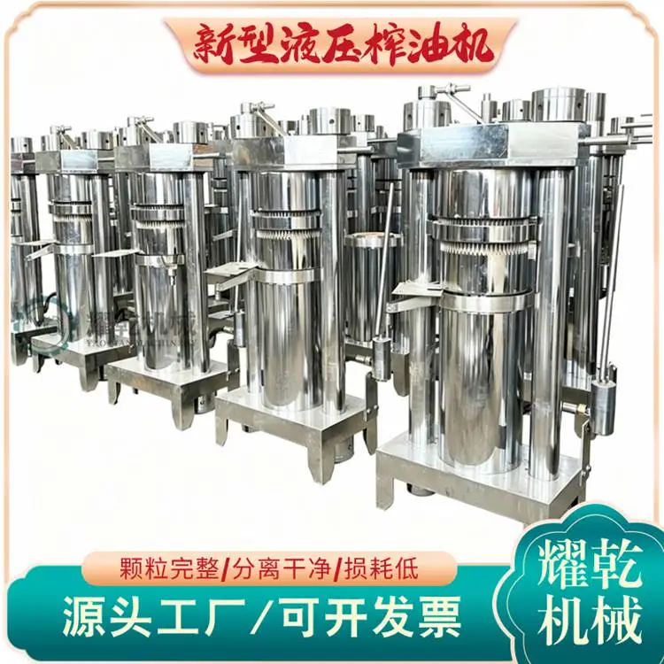 新型苏子油压榨设备 低温冷榨紫苏油设备 20kg核桃榨油坊生产机器