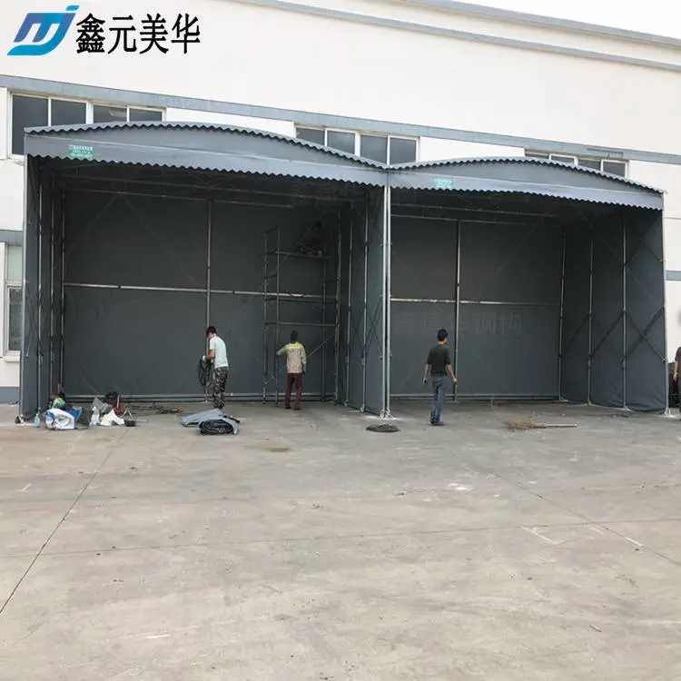 临沧伸缩式电动防违建雨篷自动伸缩蓬(篷布)不同材质的特点