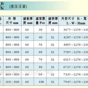 800厢式压滤机板框压滤机污水处理神器