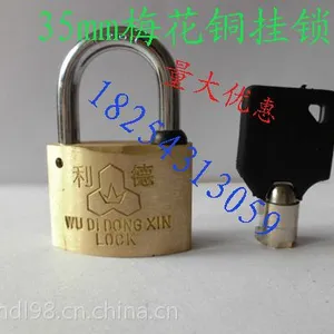 供应供应梅花电力铜挂锁、电力表箱锁、防水防盗挂锁