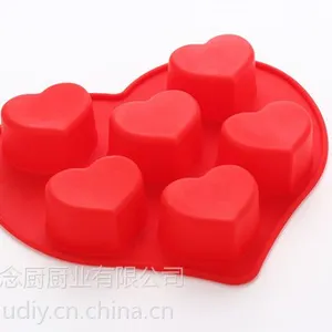 供应念厨新品六心形硅胶模具