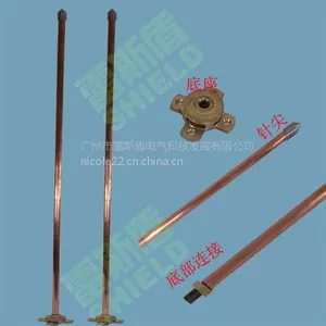 广州雷斯盾RY-SD06铜包钢避雷针