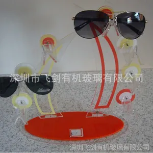 亚克力帆船型眼镜橱窗陈列道具 新款有机玻璃眼镜展示架