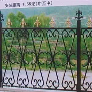 铸铁,玛钢护栏。
