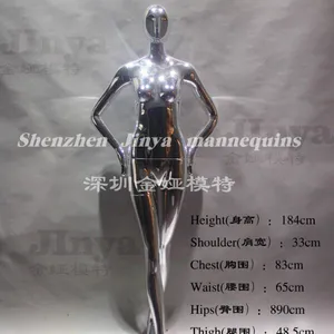金娅JA-665抽像头女模特 ***电镀金模特 ***展示模特