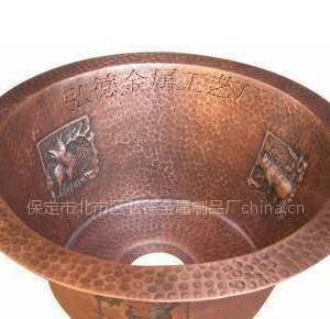 供应铜盆,传统纯手工铜盆,1319-F