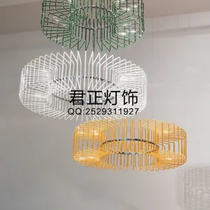 供应中山古镇厂家定制非标铁线水晶灯具