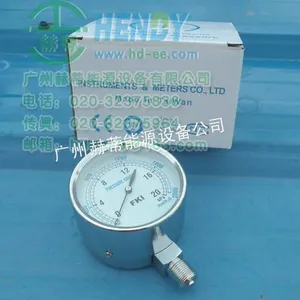 供应FKI0-50kpa微压表0-5000mmH2O燃气专用压力表高精度水柱表