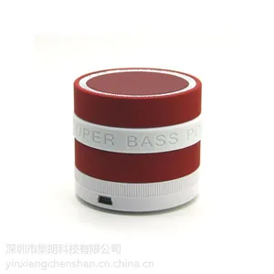 供应镜头条纹式迷你钢炮音箱低音无线手机蓝牙音箱外贸