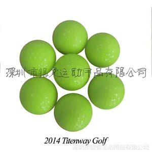 深圳银兔供应双层彩色高尔夫球2层比赛球彩色彩色可更换