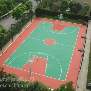 供应湖南益阳娄底湘潭硅PU球场硅pu篮球场塑胶球场