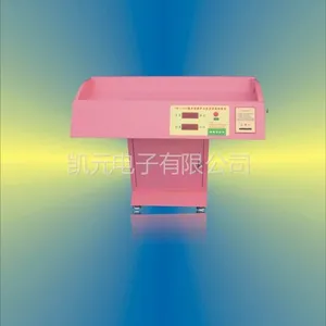 供应婴儿秤使用的是凯元牌HW-1000超声波无接触测量婴儿秤