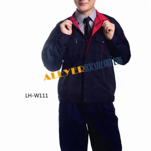供应ALLYER春秋季冬装长袖款工作服（涤棉纱卡/帆布面料）