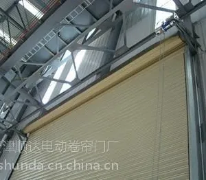塘沽区防风卷帘门,抗风电动卷帘门安装技术,定做大型卷帘门厂家