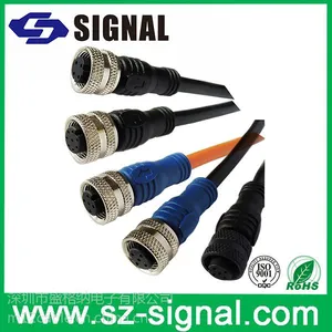 供应3针3孔,4针4孔,5针5孔 8针8孔 12针12孔 M8/M12连接器