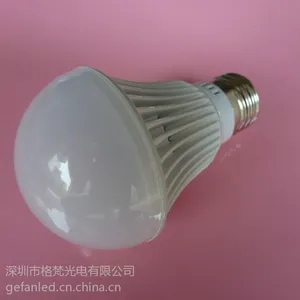 供应压铸球泡灯 7w球泡灯 700LM 贴片球泡灯 球泡灯厂家 深圳灯泡厂家