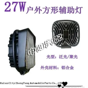 供应27W方形灯 LED 辅助工作灯 户外越野车灯 工程灯 沙滩灯 聚光30