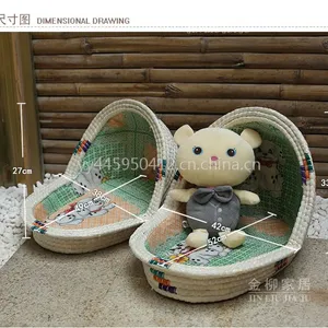 厂家直销批发柳编藤编工艺品宠物窝狗窝猫窝