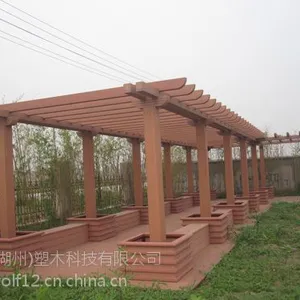 塑木花架花箱,地板、、户外地板墙板,栈道凉亭等