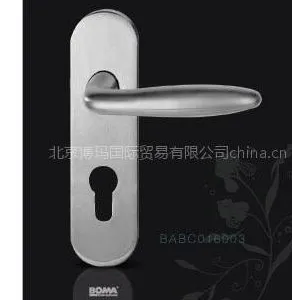 供应博玛铝连体执手门锁,室内门锁,机械门锁,铝锁