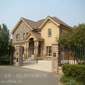 供应艺术涂料别墅外墙效果图