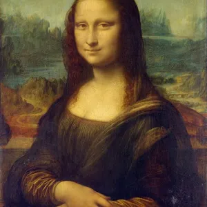 名画城批发供应油画 高防精品画-达芬奇《蒙娜丽莎》