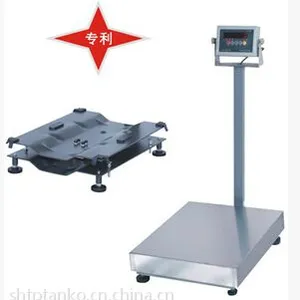 朗科LP7610SS电子台秤全不锈钢一体成型30kg/2g地秤400*500电子称