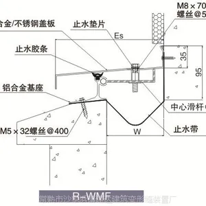 供应江苏省常熟市沙家浜镇建达变形缝装置厂