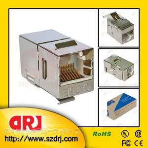 屏蔽直通模块 RJ45模块 网络模块 超五类模块 屏蔽模块 屏蔽模组
