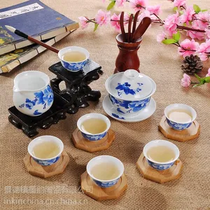 供应凤卜 艳春 景德镇手绘陶瓷茶具套装