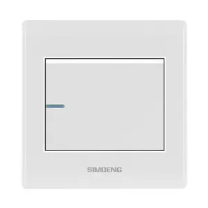 供应SIMIOENG工程墙壁开关插座 工程开关价格