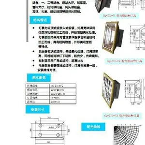 供应方形灯具