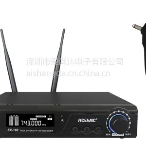 厂家供应深圳市爱尚达真分集无线乐器麦克风型号(EX-100/GT-2)