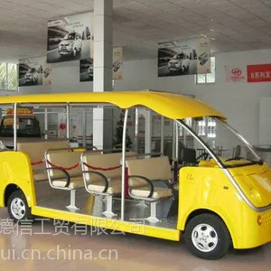 青岛节能减排,低碳,观光燃油车供应14座五菱燃油观光车