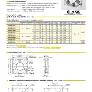 ��ӦSan Ace92L9225�ձ���������Long-Life Fans������109L0912M401