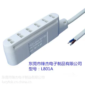 厂家直销 MINI AMP 照明灯具六孔分线盒 L801A