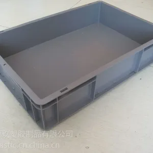 上海灰色防滑塑料周转箱塑料物流箱厂家