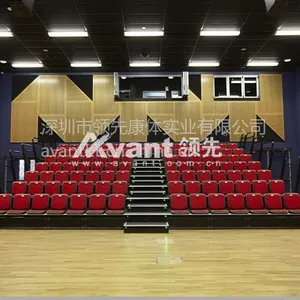 供应***体育运动场馆伸缩活动看台座椅