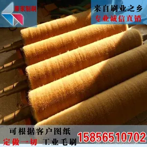 专业销售 水果清洗打蜡机毛刷辊 防尘毛刷辊 尼龙毛刷辊