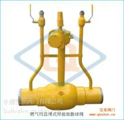 供应燃气直埋式放散球阀QEN361F瓯北全焊接球阀/