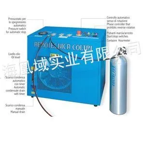 供应意大利科尔奇MCH18箱体型高压呼吸空气压缩机空气充填泵充气泵
