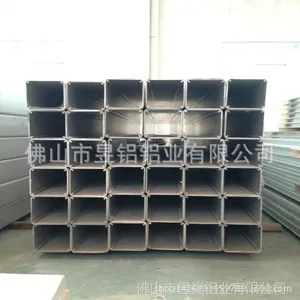 厂家供应80*80方管铝合金型材 可来图开模定制6063表面深加工铝合金型材
