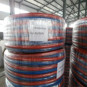 山东大批量供应橡胶双联空气管 工业氧气管 双色氧气管 焊接