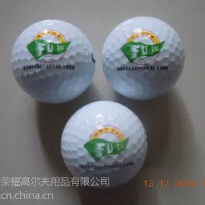 供应厂家定做高尔夫双层练习球 可印1-6色logo 颜色多样 物美价廉