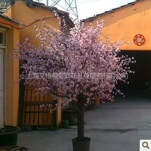 供应仿真桃花树北京桃花树春节仿真桃花树新年桃花许愿树